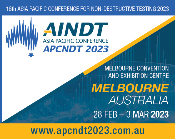 ETher NDE are proud to be co-Gold Sponsors at APCNDT 2023.
