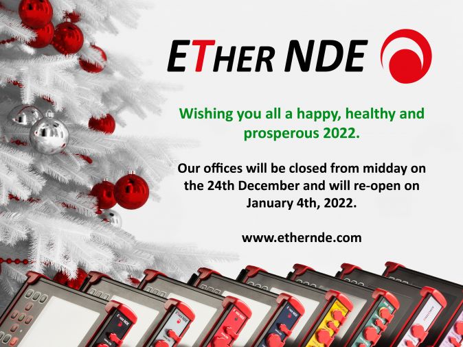 ETHER NDE Festive Season Opening Times 2021-2022